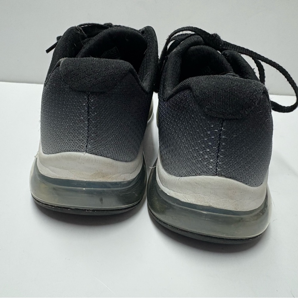 Skechers Air Cooled Memory Foam Lace Up Tennis Shoes Sneakers Black Gray Sz 5.5 - Picture 4 of 6